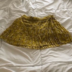 NWT American Eagle yellow mini skirt